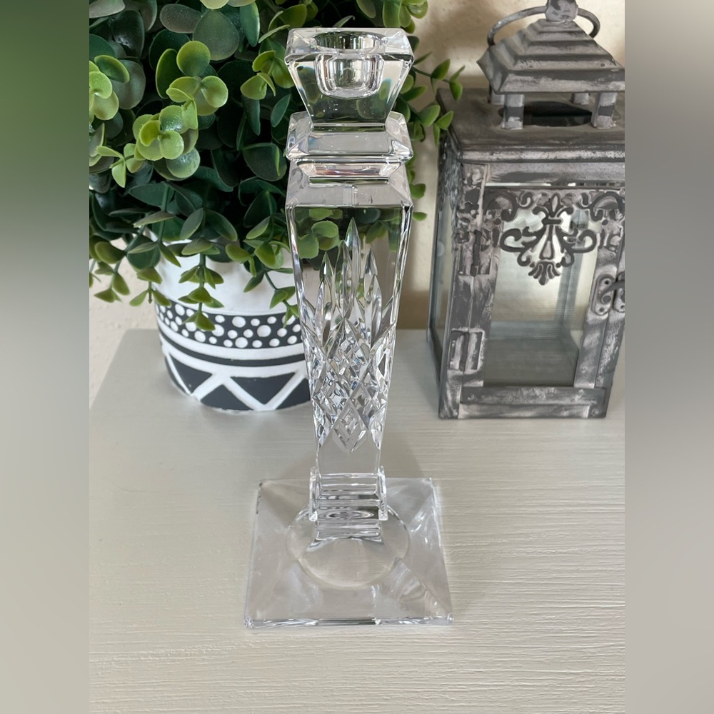 Candle Stick Holder Stuart Crystal Fuchsia Cascade Dining Table Home Design